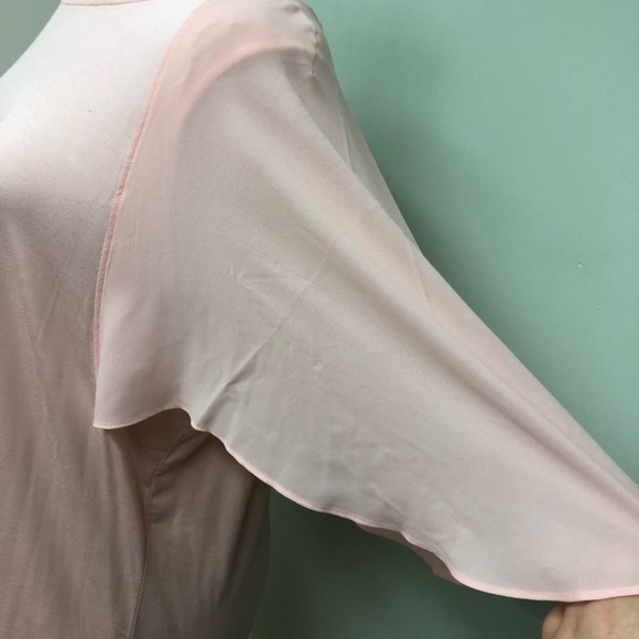 Lauren Ralph Lauren | Women's Layered T-Shirt | Pink | Size 2X - Picture 2 of 3